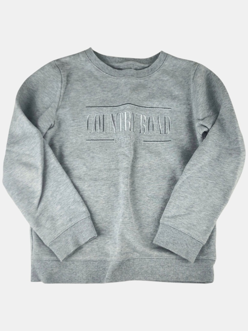 Country Road Kids Grey Embroidered Logo Sweatshirt